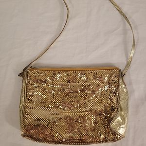 Vintage Whitings and Davis Gold Mesh purse